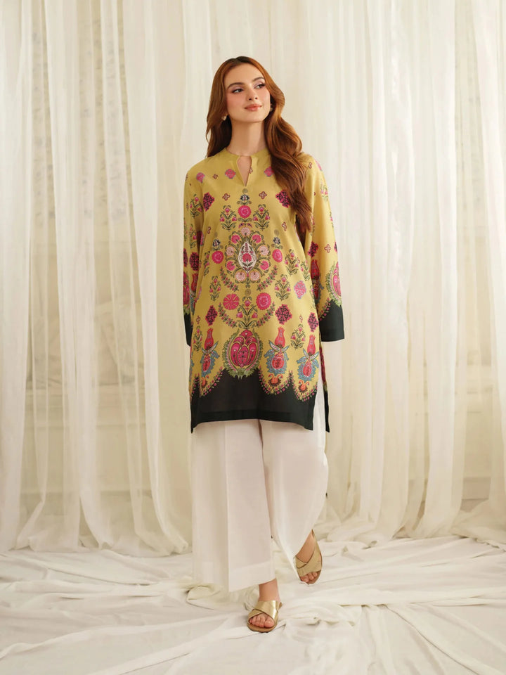 Mustard Blossom Printed 2PC