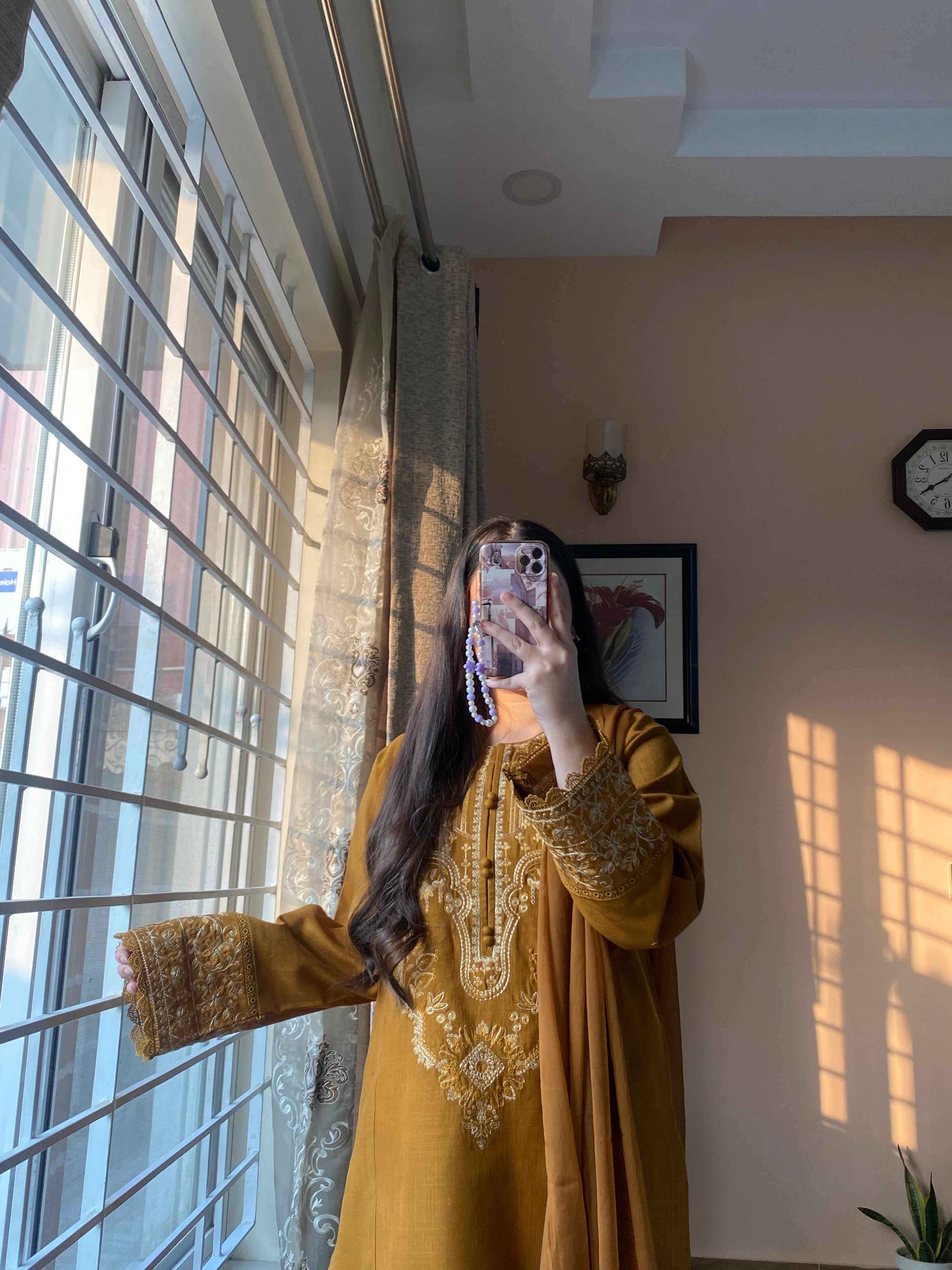 3 Piece - Khaddar Embroidered Dress