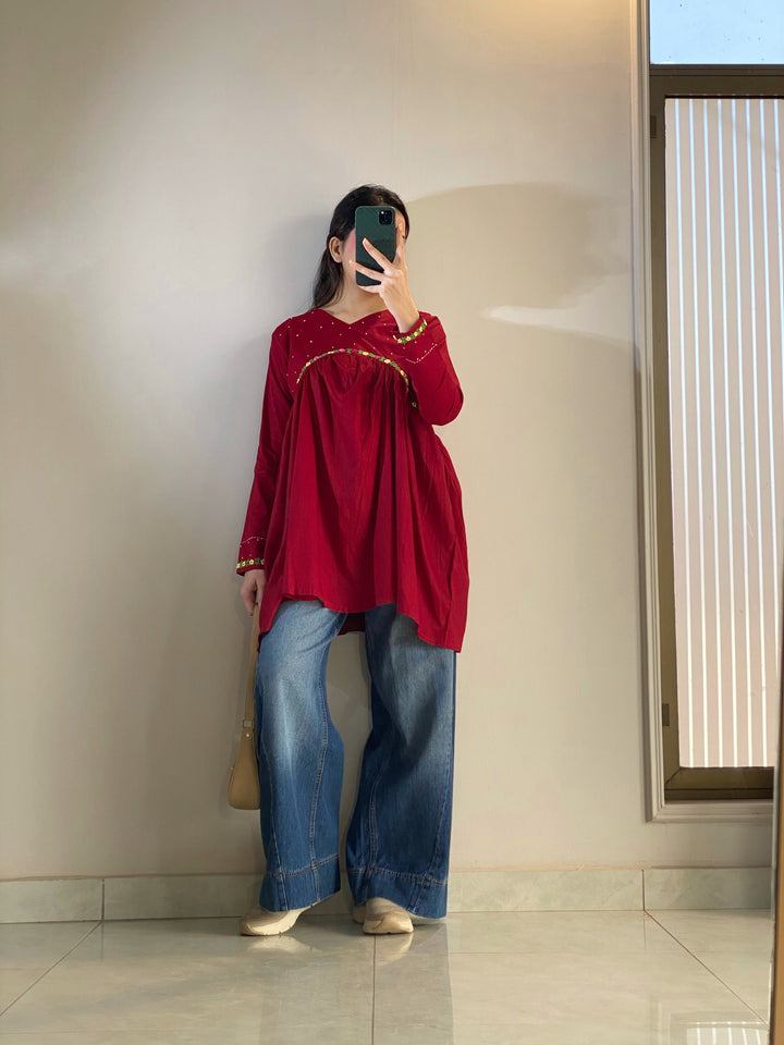 Hand Embroidery tops