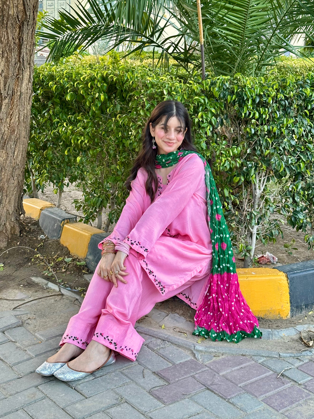 3 Piece - Handcrafted Pink Dress