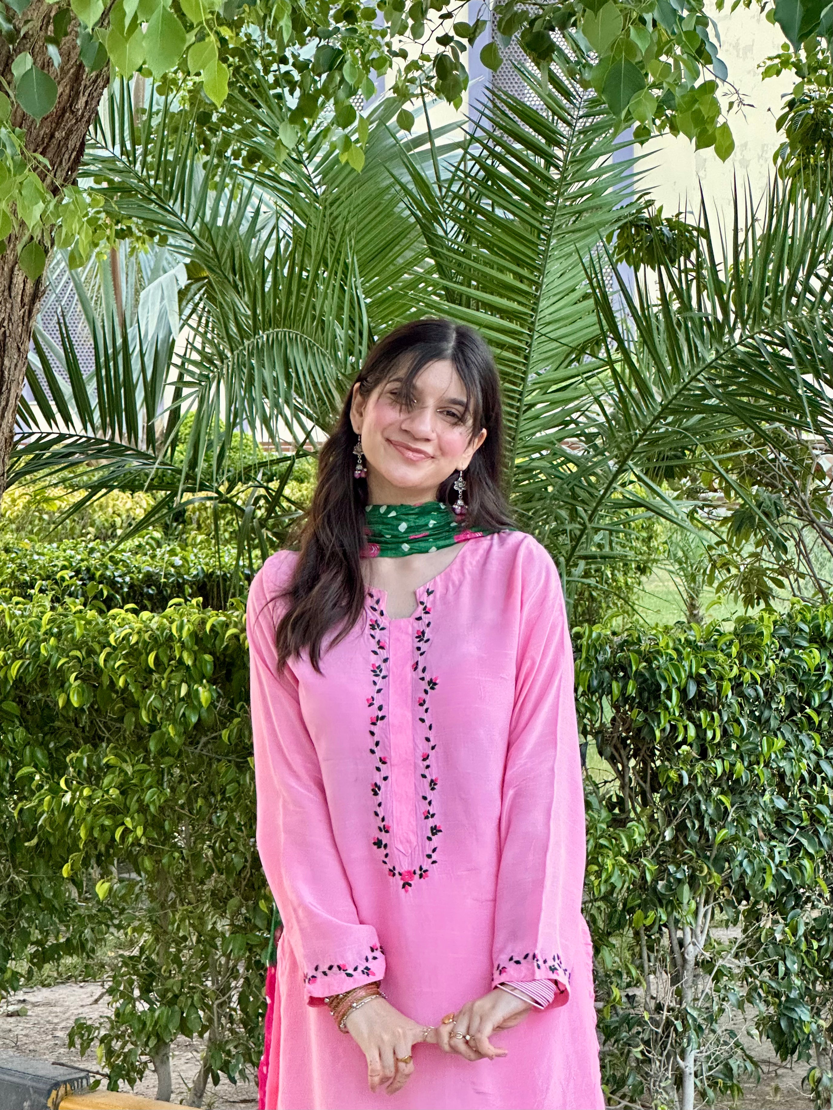 3 Piece - Handcrafted Pink Dress