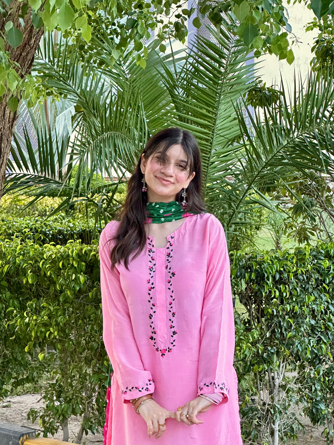 3 Piece - Handcrafted Pink Dress