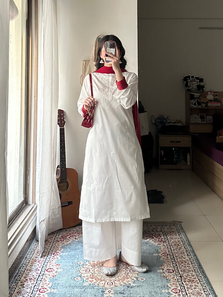 3-Piece Handcrafted Embroidered Dress