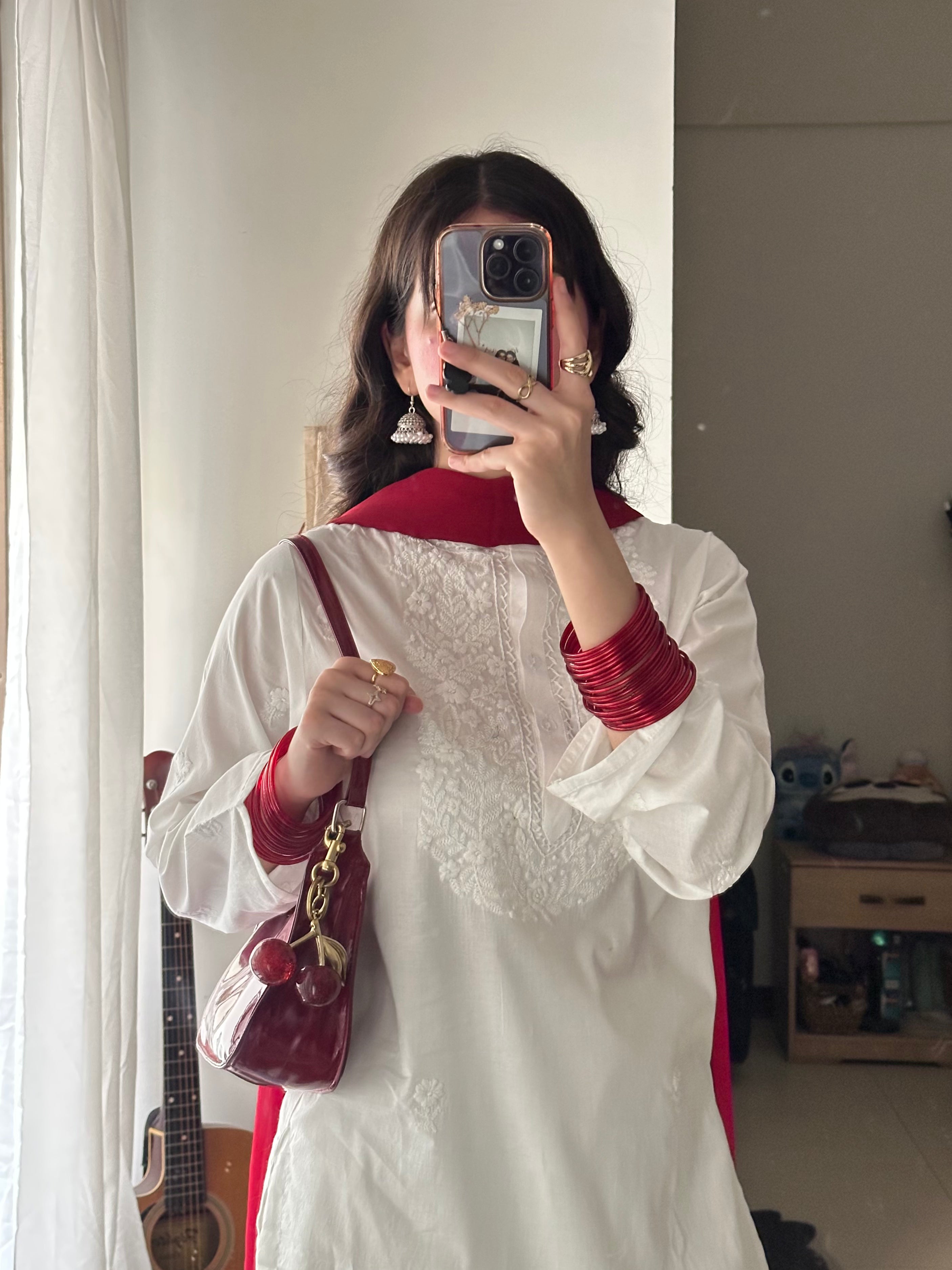 3-Piece Handcrafted Embroidered Dress