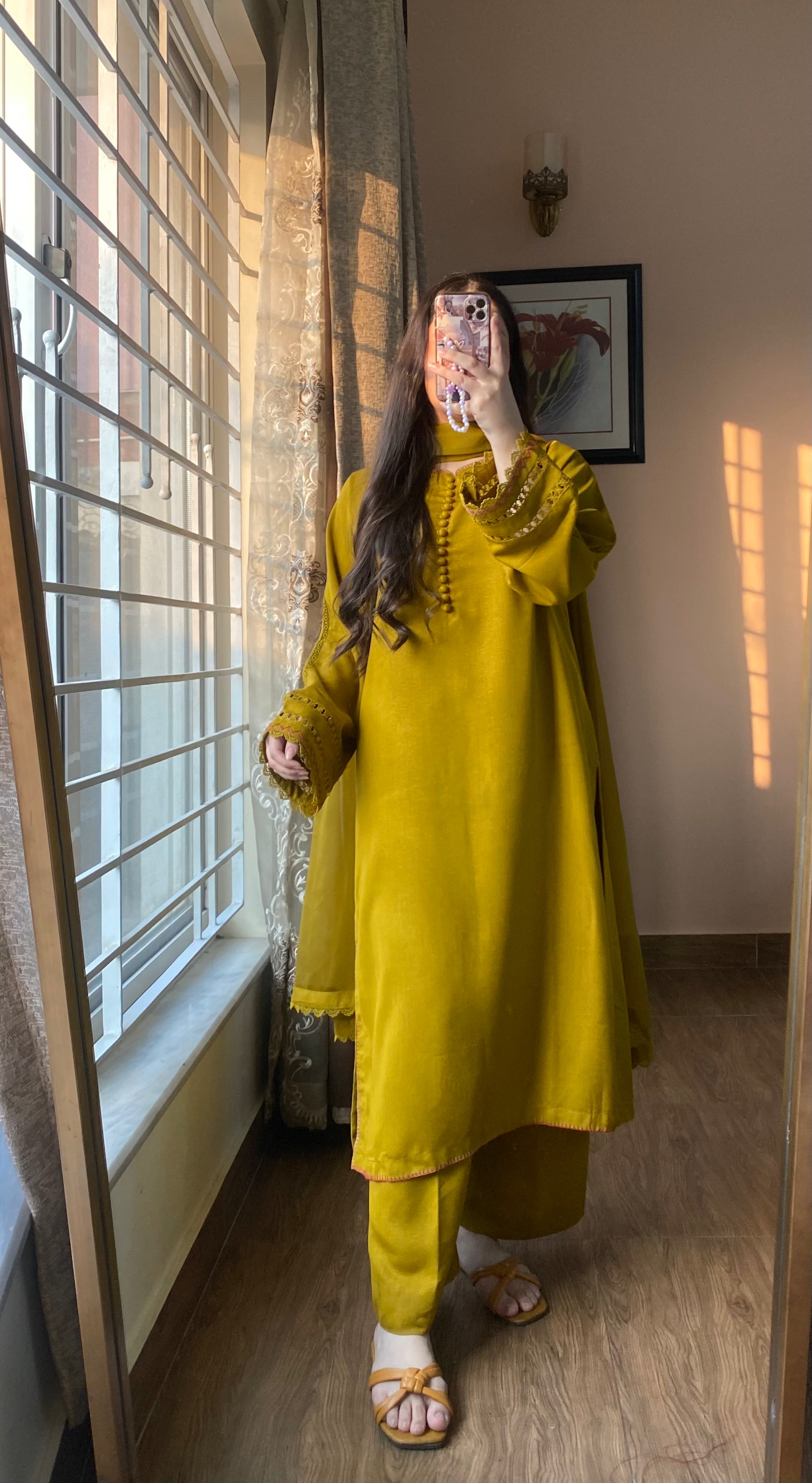 3 PIECE – Silk Karandi Dress