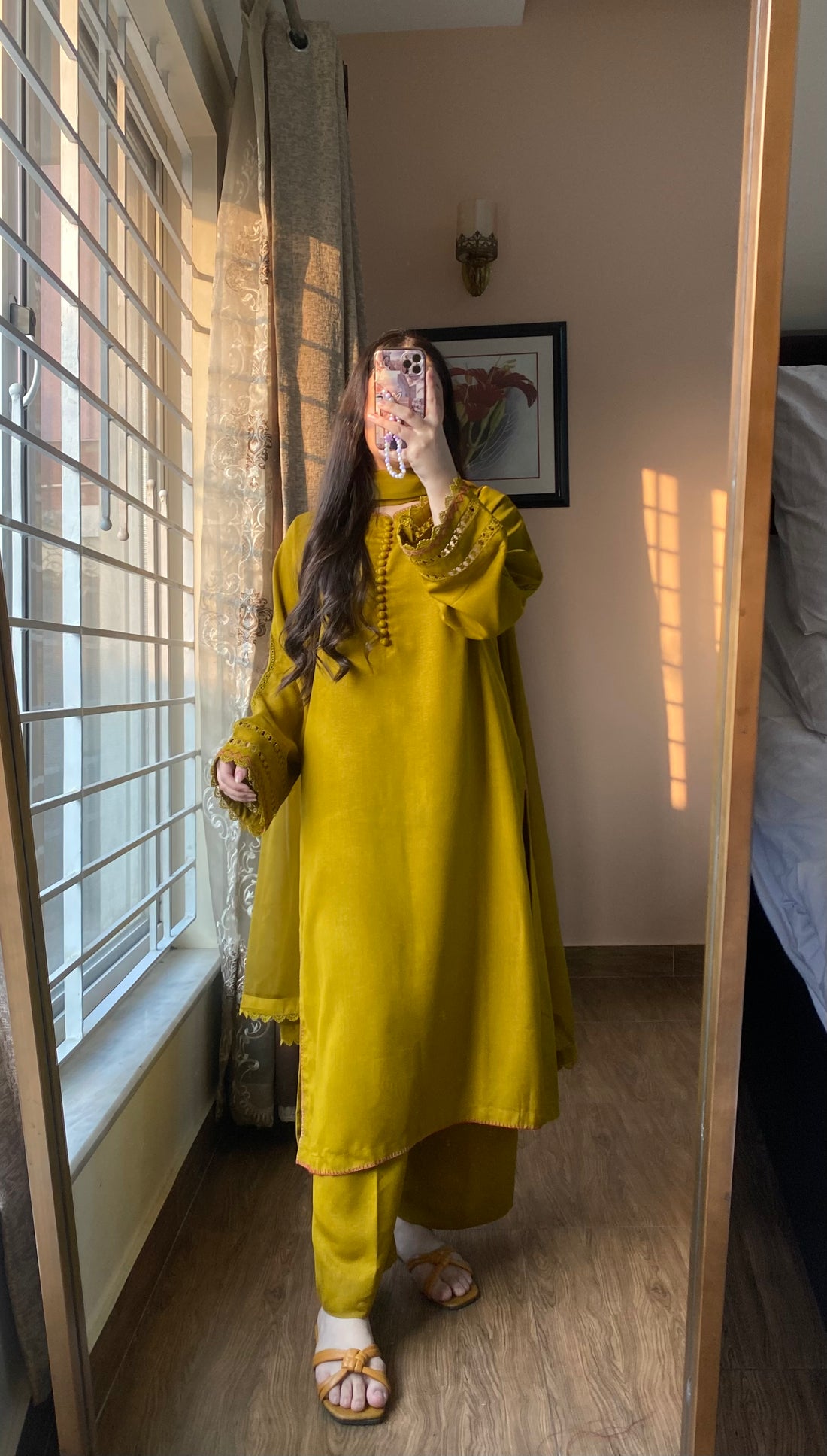 3 PIECE – Silk Karandi Dress