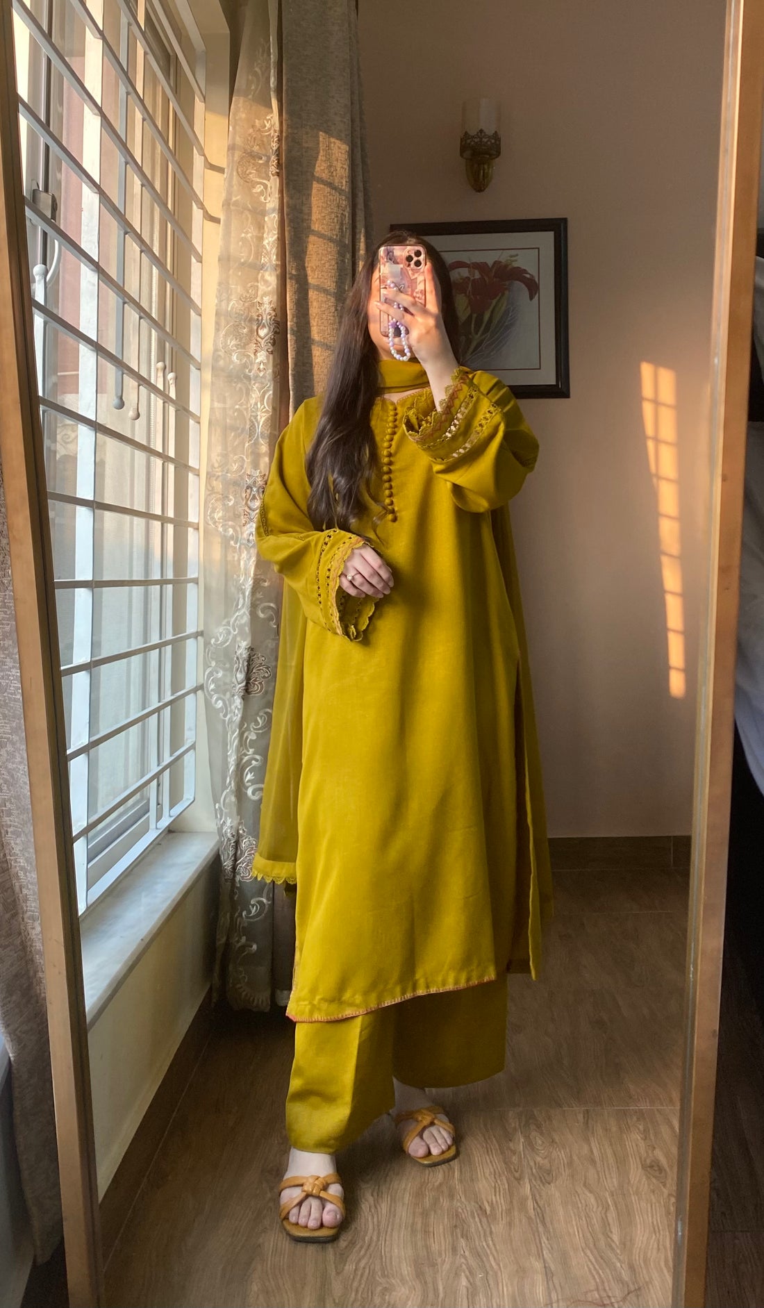 3 PIECE – Silk Karandi Dress