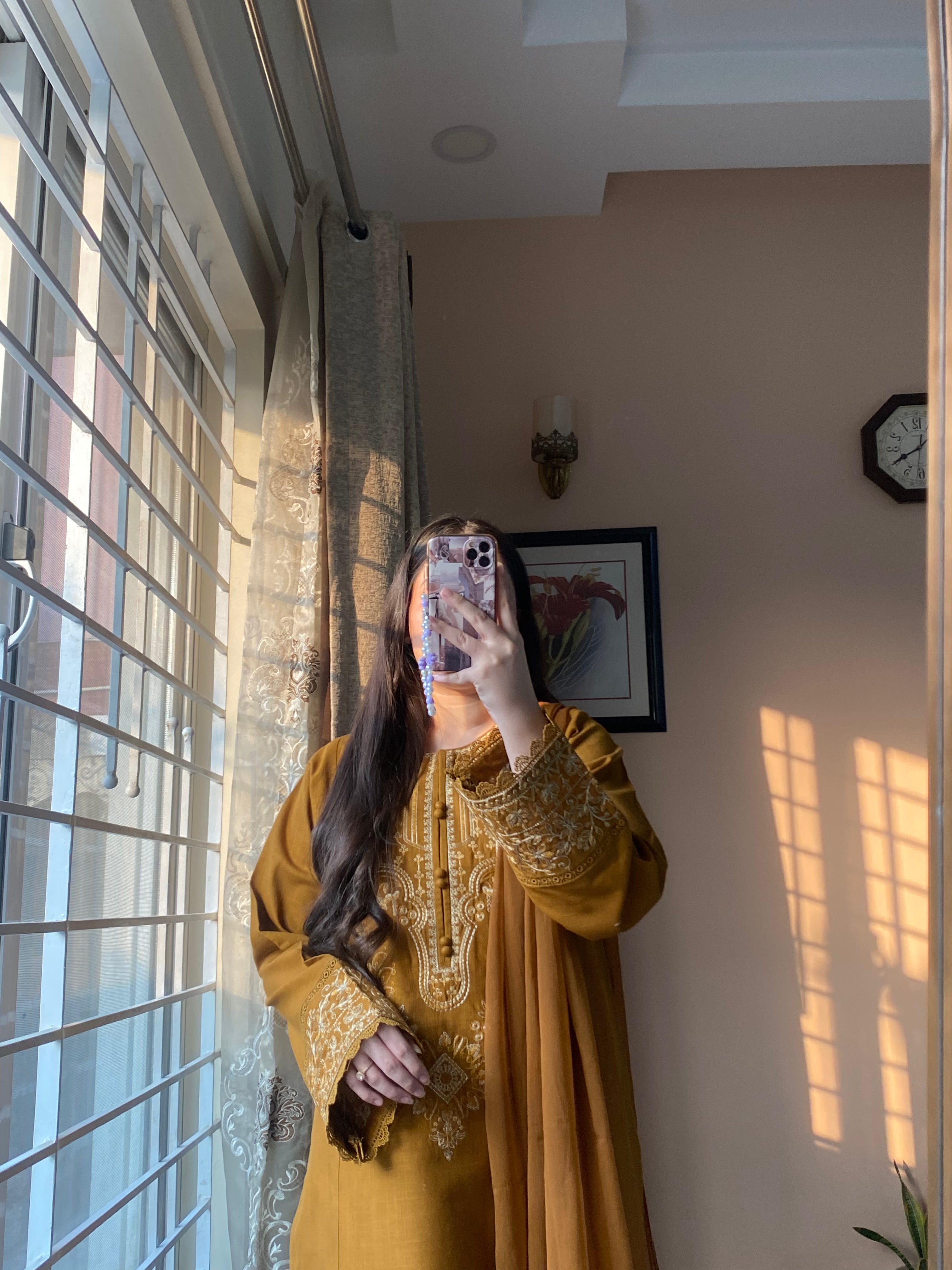 3 Piece - Khaddar Embroidered Dress