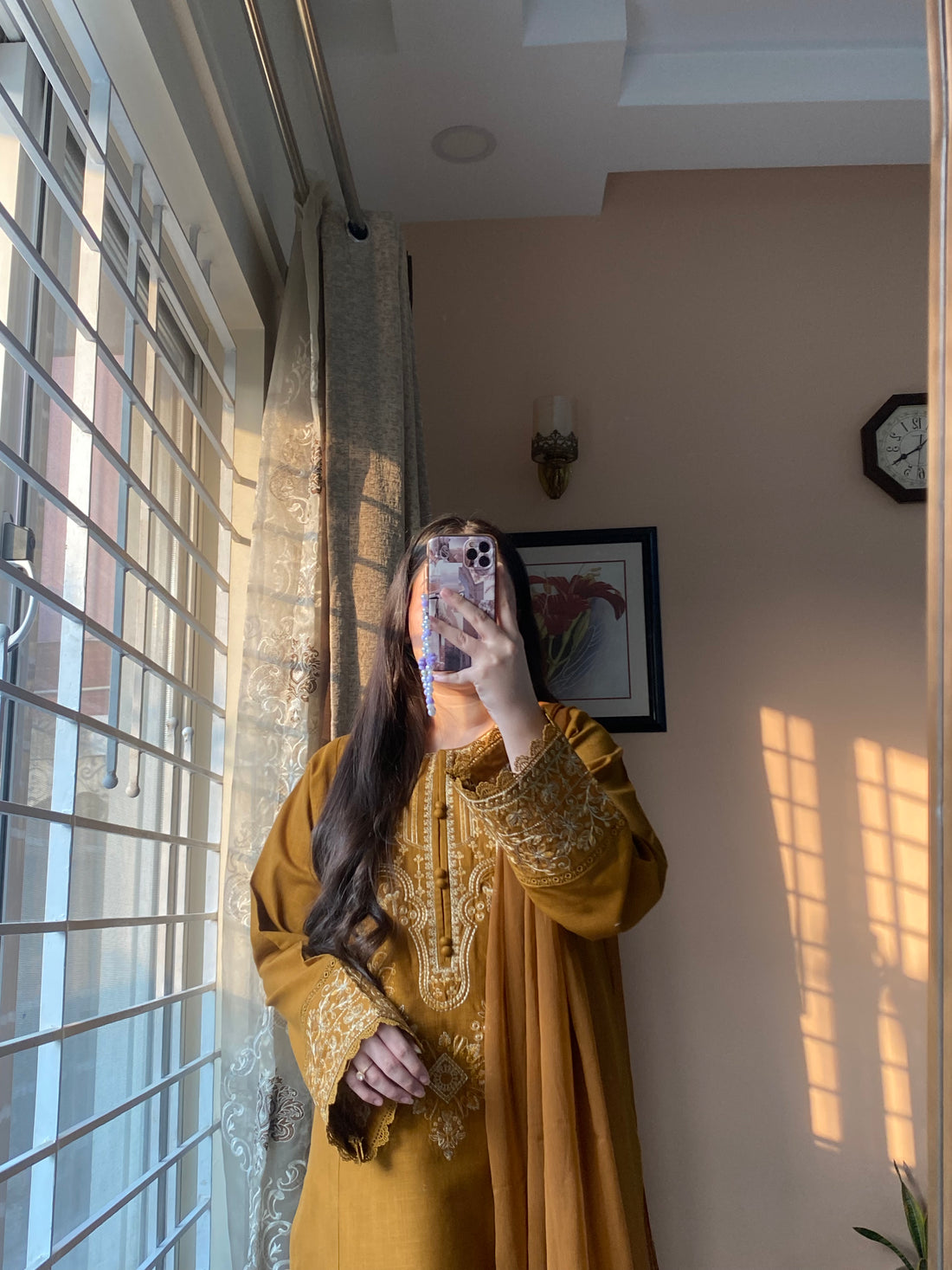 3 Piece - Khaddar Embroidered Dress