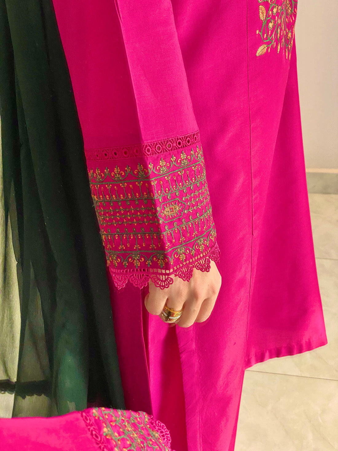 3 Piece - Ruby Rose Embroidered Dress
