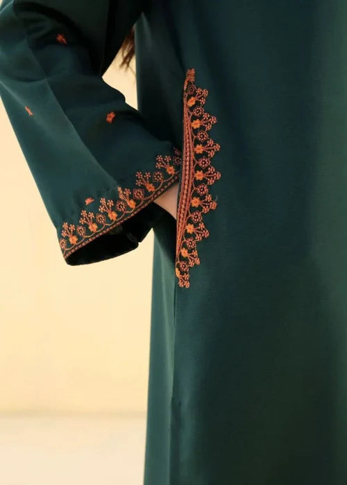 Apple Zinnia Embroidered 2-Piece Stitched Suit for Women