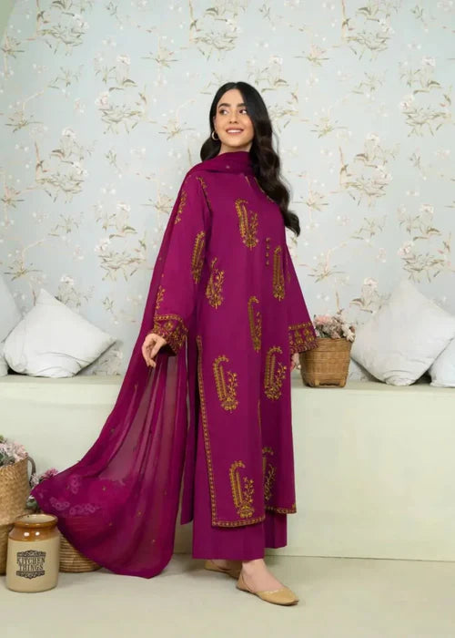Minal Embroidered 2-Piece Stitched Suit for Women