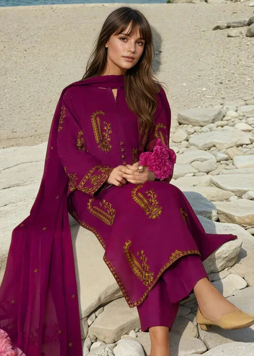 Minal Embroidered 2-Piece Stitched Suit for Women