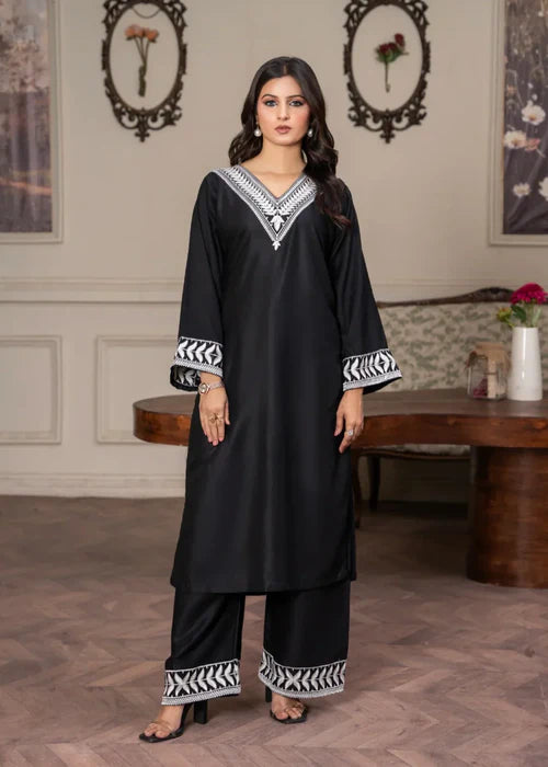 Jasmine Embroidered 2-Piece Stitched Suit for Women