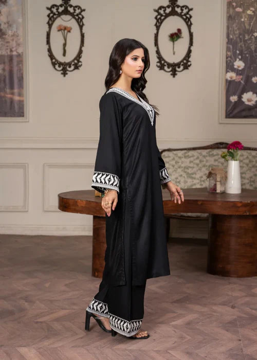 Jasmine Embroidered 2-Piece Stitched Suit for Women