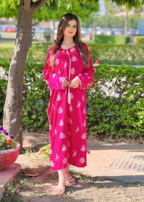 Ghulaabo | Premium Block Printed 2-Piece Set on Arabic Lawn